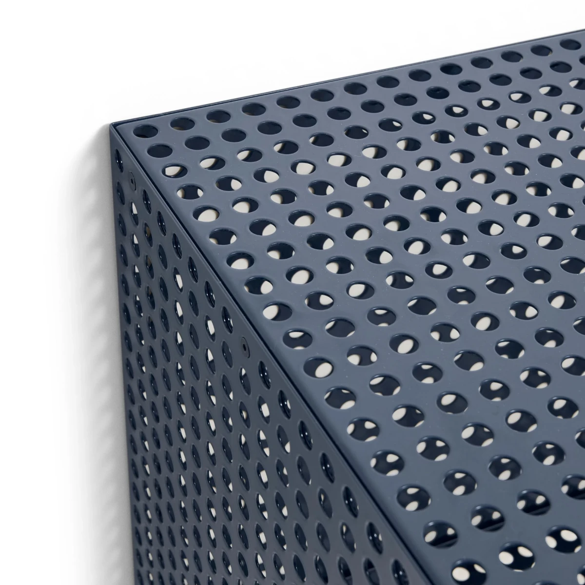 Kredens Perforated Cabinet Medium Steel Blue HAY