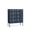 Kredens Perforated Cabinet Medium Steel Blue HAY