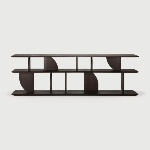 Konsola Geometric tekowa Ethnicraft