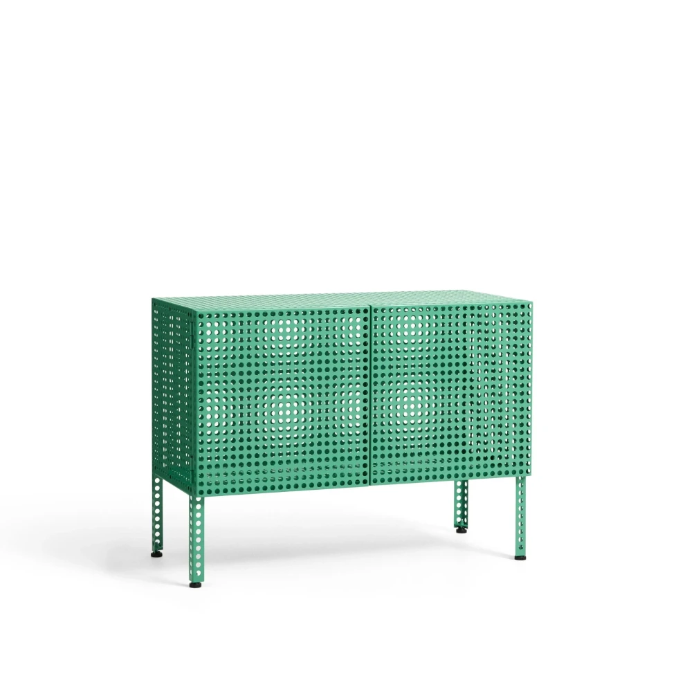 Kredens Perforated Cabinet Soft Jade HAY