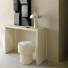 Konsola Elements Microcement Off White Ethnicraft
