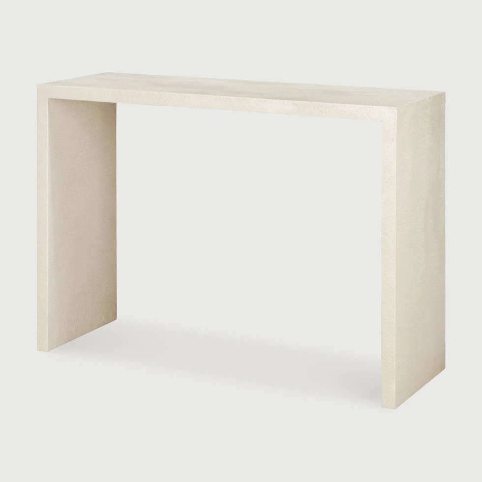 Konsola Elements Microcement Off White Ethnicraft
