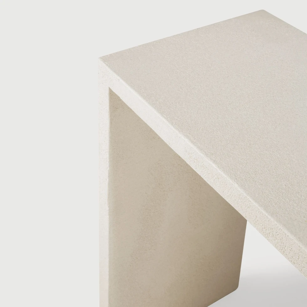Konsola Elements Microcement Off White Ethnicraft