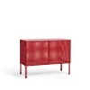 Kredens Perforated Cabinet Wine Red HAY
