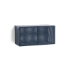Szafka wisząca Perforated Cabinet Steel Blue HAY