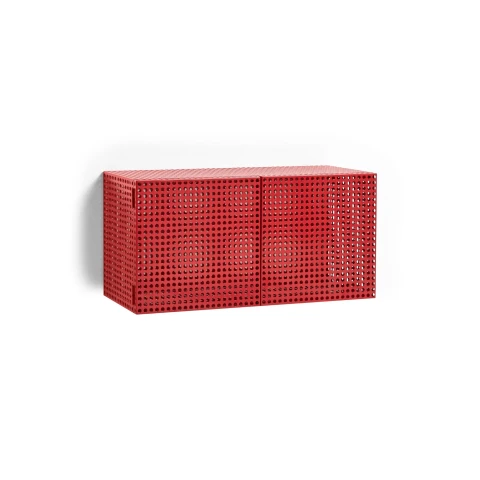 Szafka wisząca Perforated Cabinet Wine Red HAY