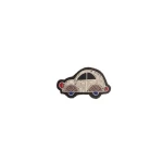 Broszka 2CV S srebrny samochód Macon&Lesquoy