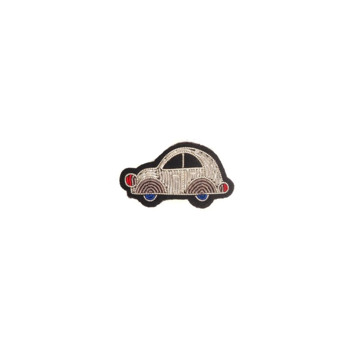 Broszka 2CV S srebrny samochód Macon&Lesquoy