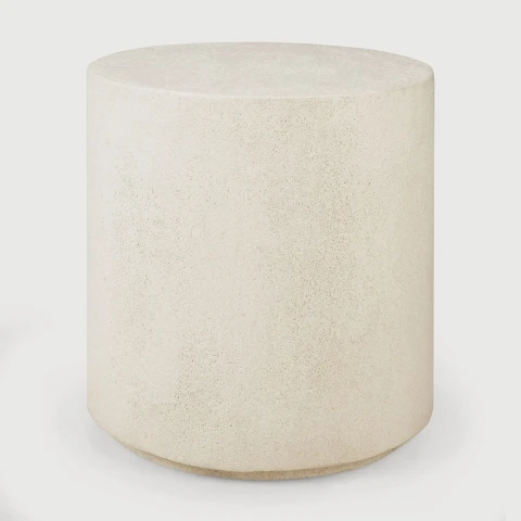 Stolik Ø40 Elements Microcement Off White Ethnicraft