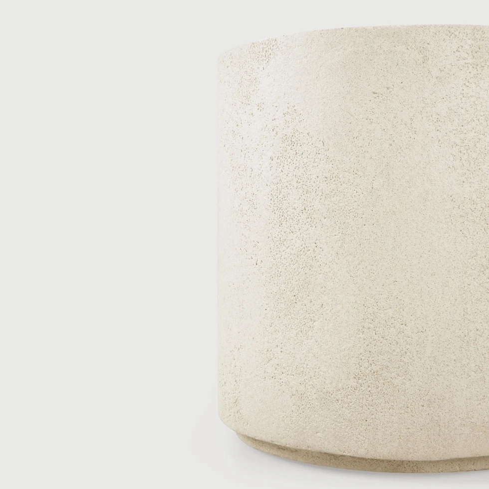 Stolik Ø40 Elements Microcement Off White Ethnicraft