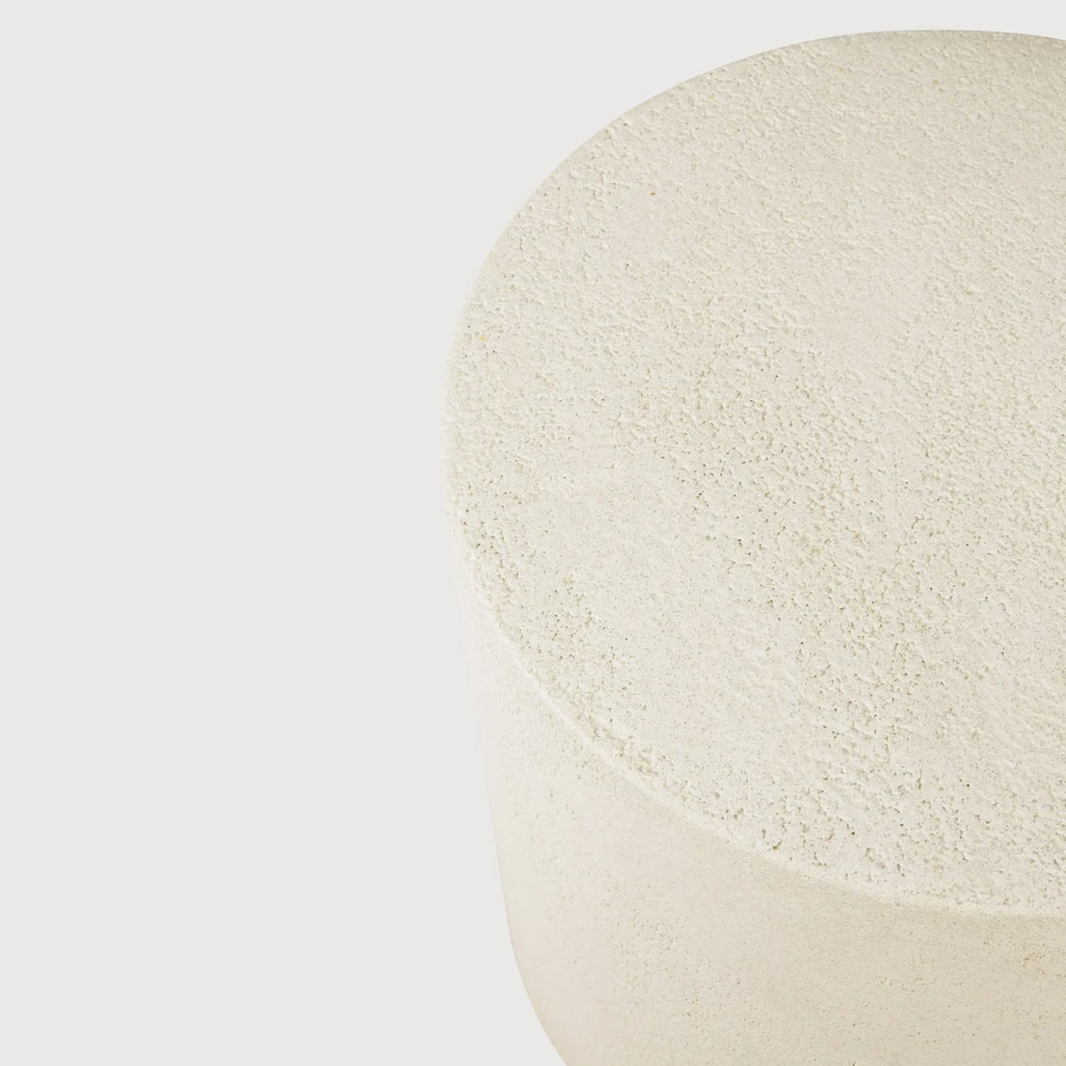 Stolik Ø40 Elements Microcement Off White Ethnicraft