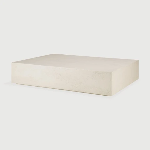 Stolik kawowy Elements Microcement Off White Ethnicraft