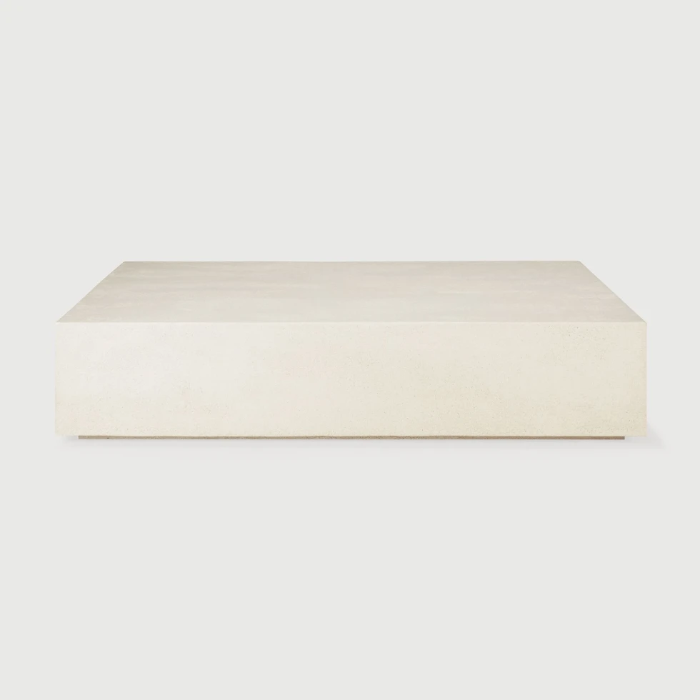 Stolik kawowy Elements Microcement Off White Ethnicraft