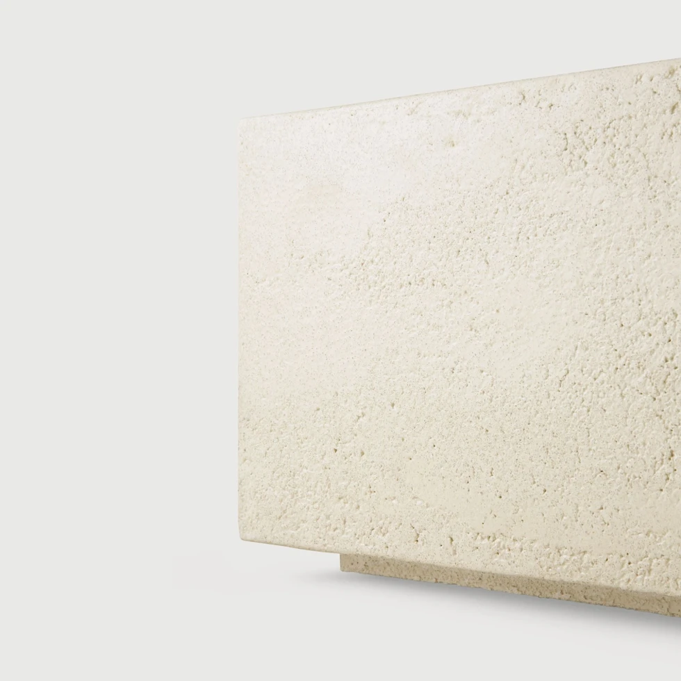 Stolik kawowy Elements Microcement Off White Ethnicraft