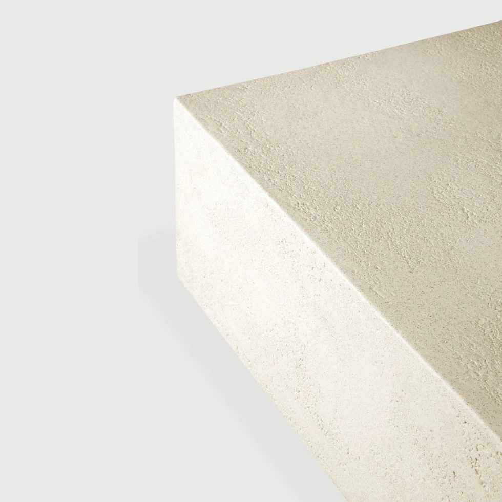 Stolik kawowy Elements Microcement Off White Ethnicraft