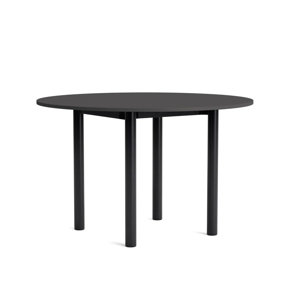 Stół Annex Round Ø120cm Dark Grey/Charcoal HAY