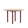 Stół Annex Round Ø120cm Barn Red/Dąb HAY