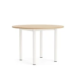 Stół Annex Round Ø110cm Cream White/Dąb HAY