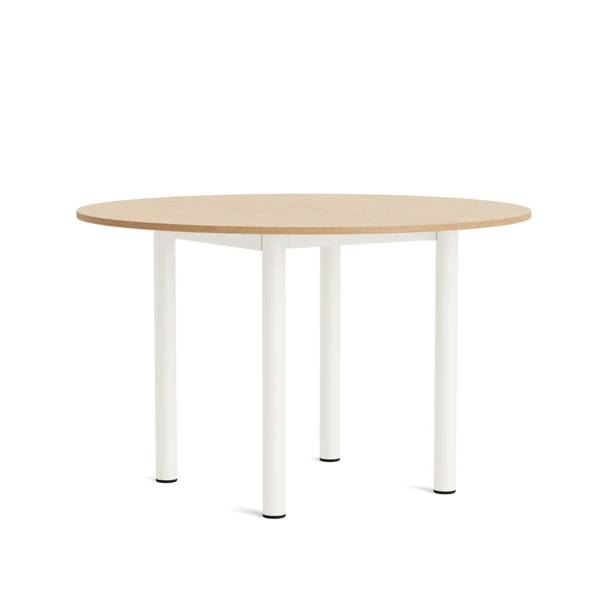 Stół Annex Round Ø120cm Cream White/Dąb HAY