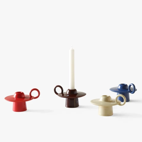 Świecznik Momento JH39 Poppy Red &Tradition