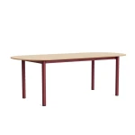 Stół Annex Oblong 220cm Barn Red/Dąb HAY