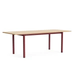 Stół Annex Overhang 220cm Barn Red/Dąb HAY