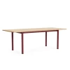 Stół Annex Overhang 220cm Barn Red/Dąb HAY