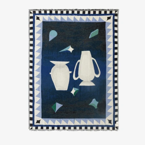 Narzuta Momento Throw JH46 Midnight Blue &Tradition