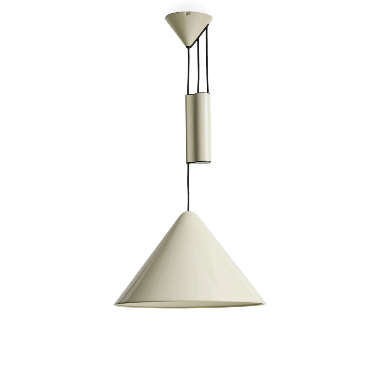 Lampa wisząca regulowana Compass Adjustable 430 Oyster White HAY
