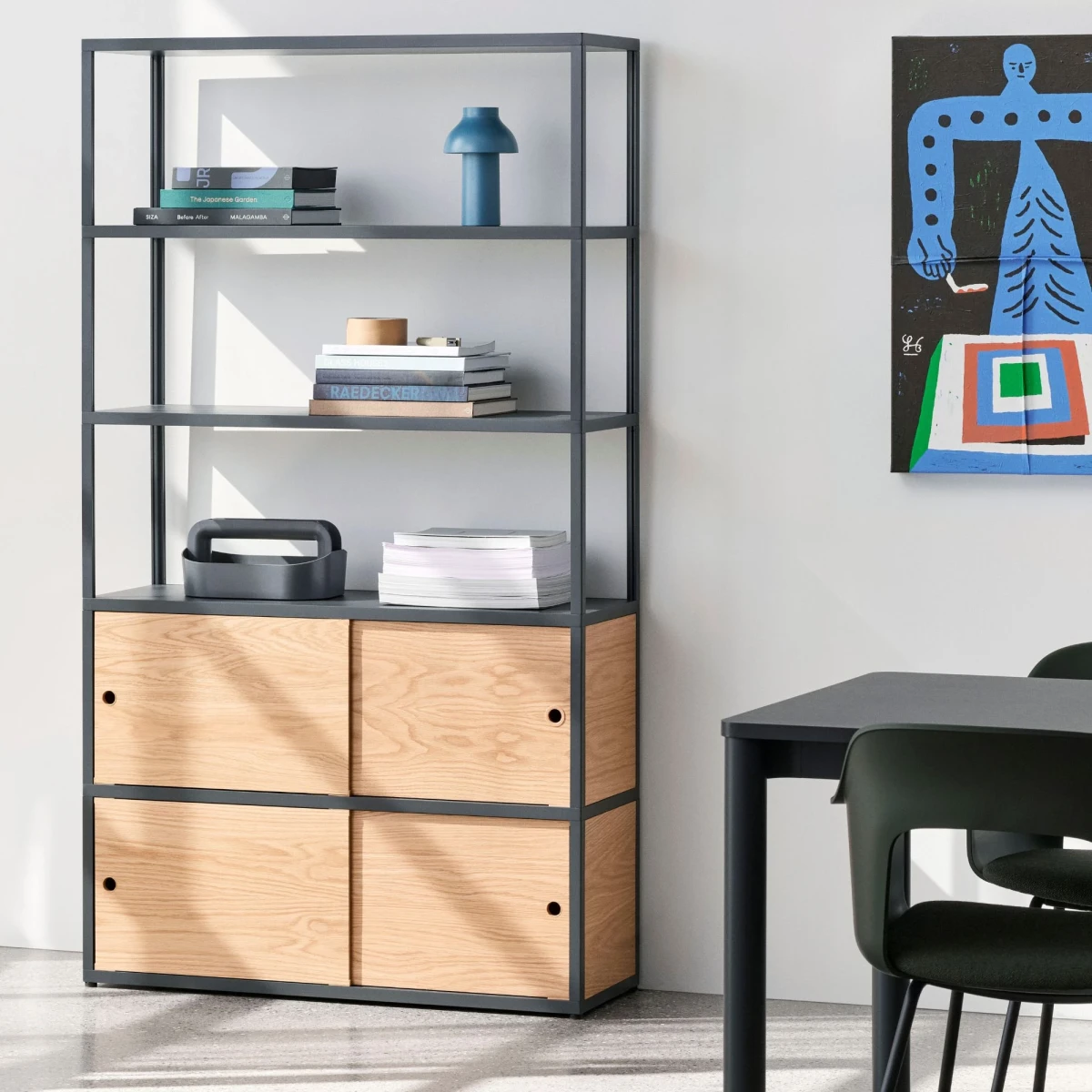 Kredens New Order 503 Charcoal HAY