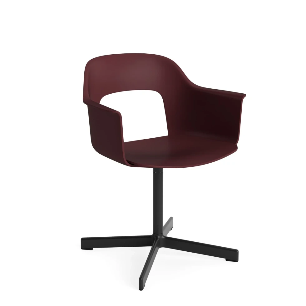 Fotel Layout Aluminium 4 Star Swivel Base HAY