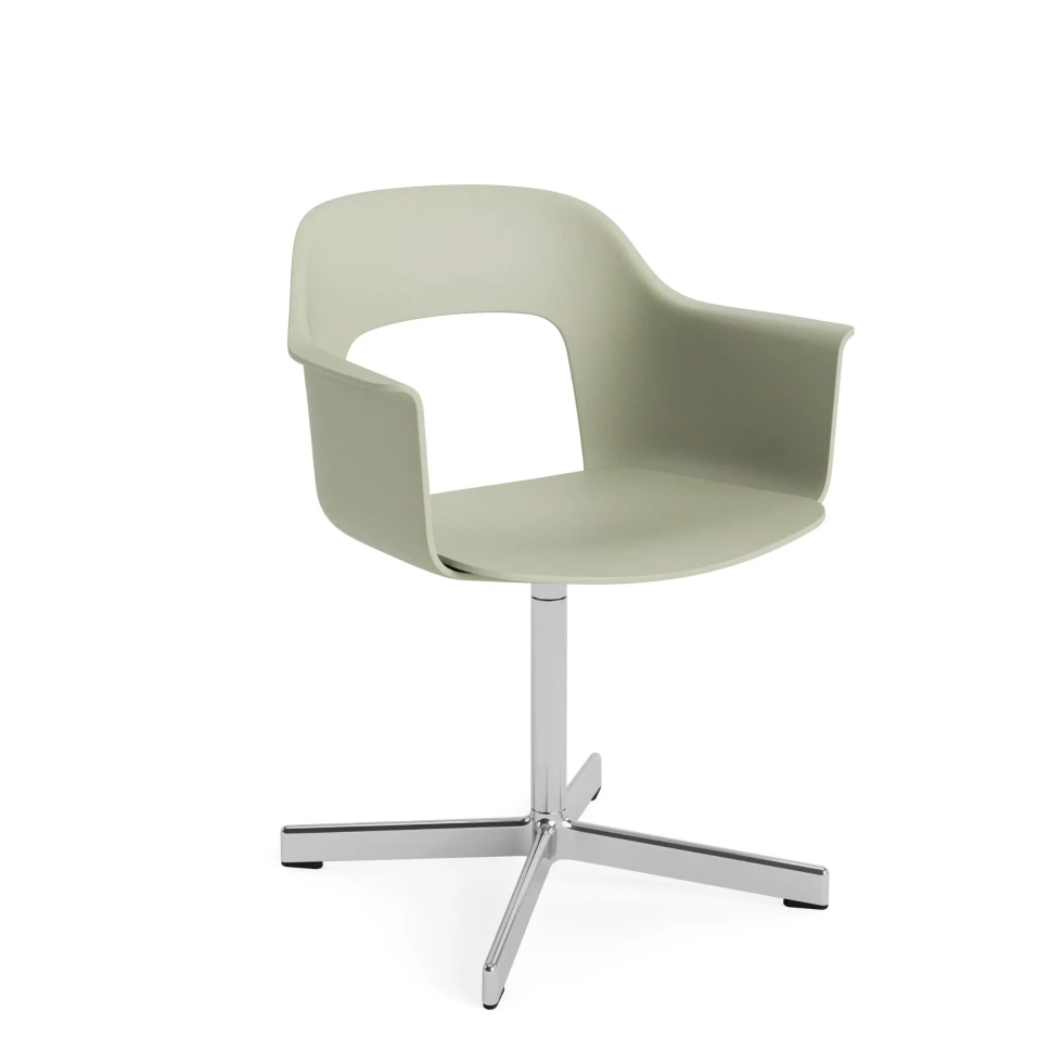 Fotel Layout Aluminium 4 Star Swivel Base HAY