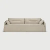 Sofa Weave 3 osobowa Bone fabric Ethnicraft