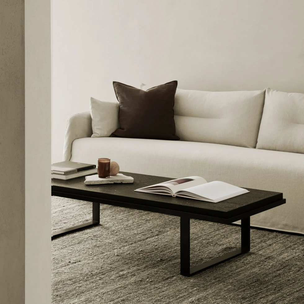 Sofa Weave 3 osobowa Bone fabric Ethnicraft