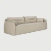 Sofa Weave 3 osobowa Bone fabric Ethnicraft