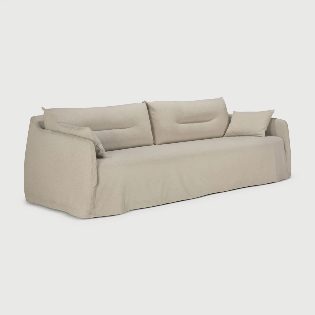 Sofa Weave 3 osobowa Bone fabric Ethnicraft