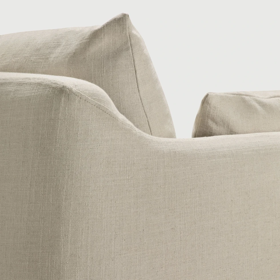 Sofa Weave 3 osobowa Bone fabric Ethnicraft
