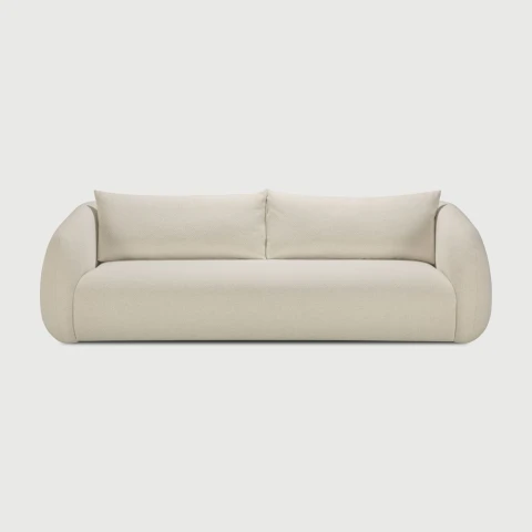 Sofa Contour 3 osobowa Chalk fabric Ethnicraft