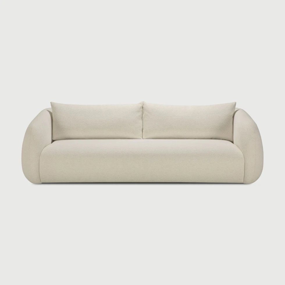 Sofa Contour 3 osobowa Chalk fabric Ethnicraft