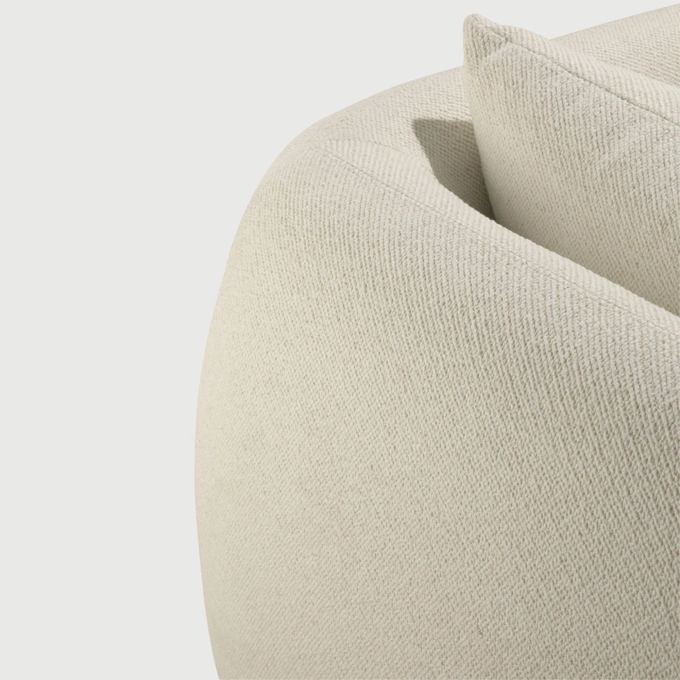 Sofa Contour 3 osobowa Chalk fabric Ethnicraft