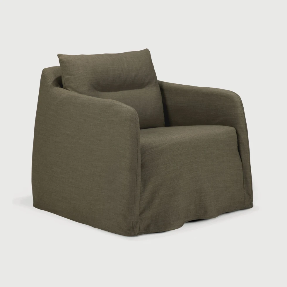 Fotel Weave Green Fabric Ethnicraft