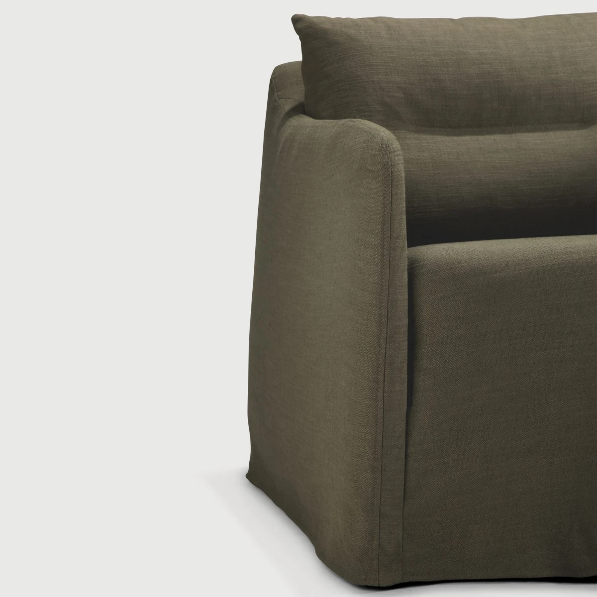 Fotel Weave Green Fabric Ethnicraft