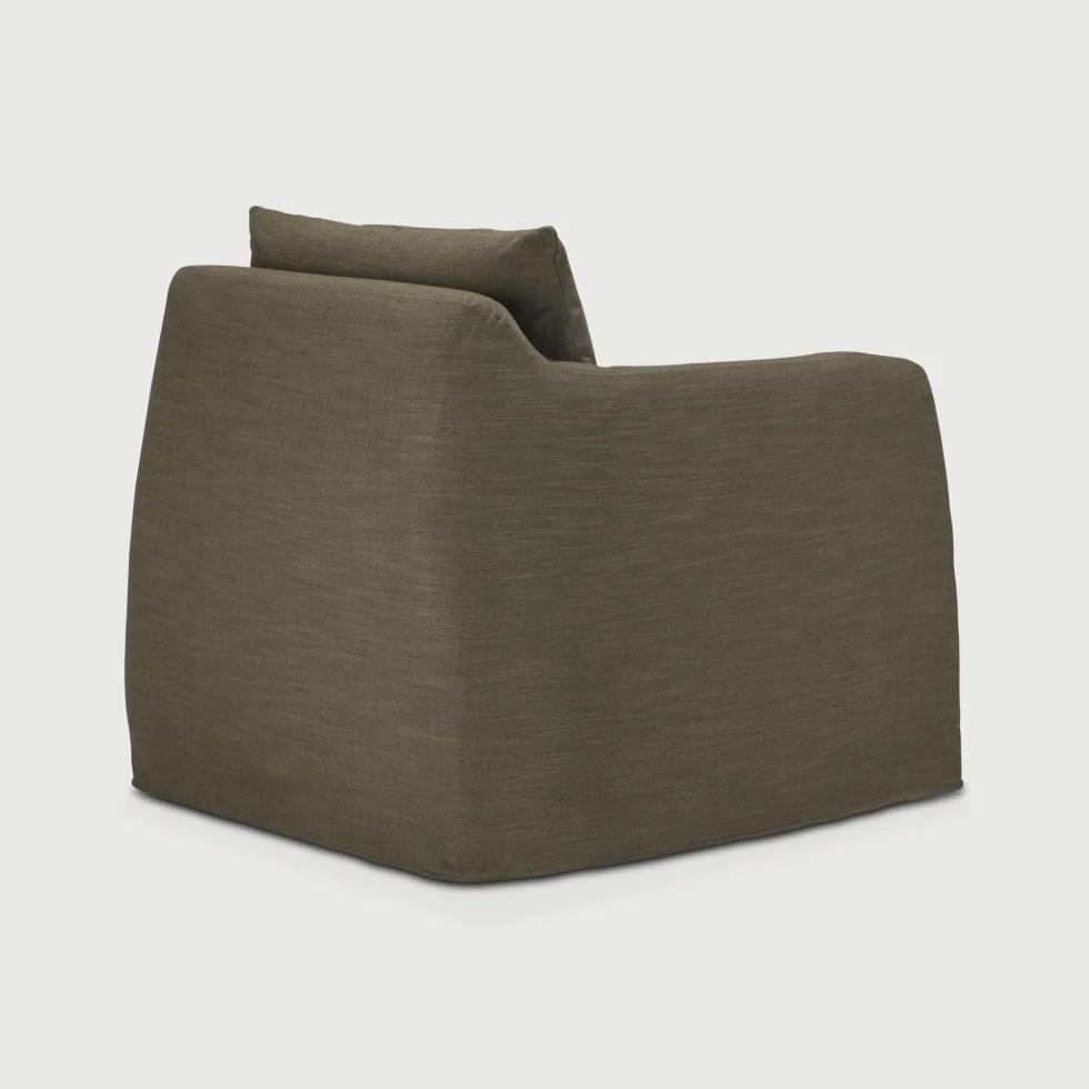 Fotel Weave Green Fabric Ethnicraft