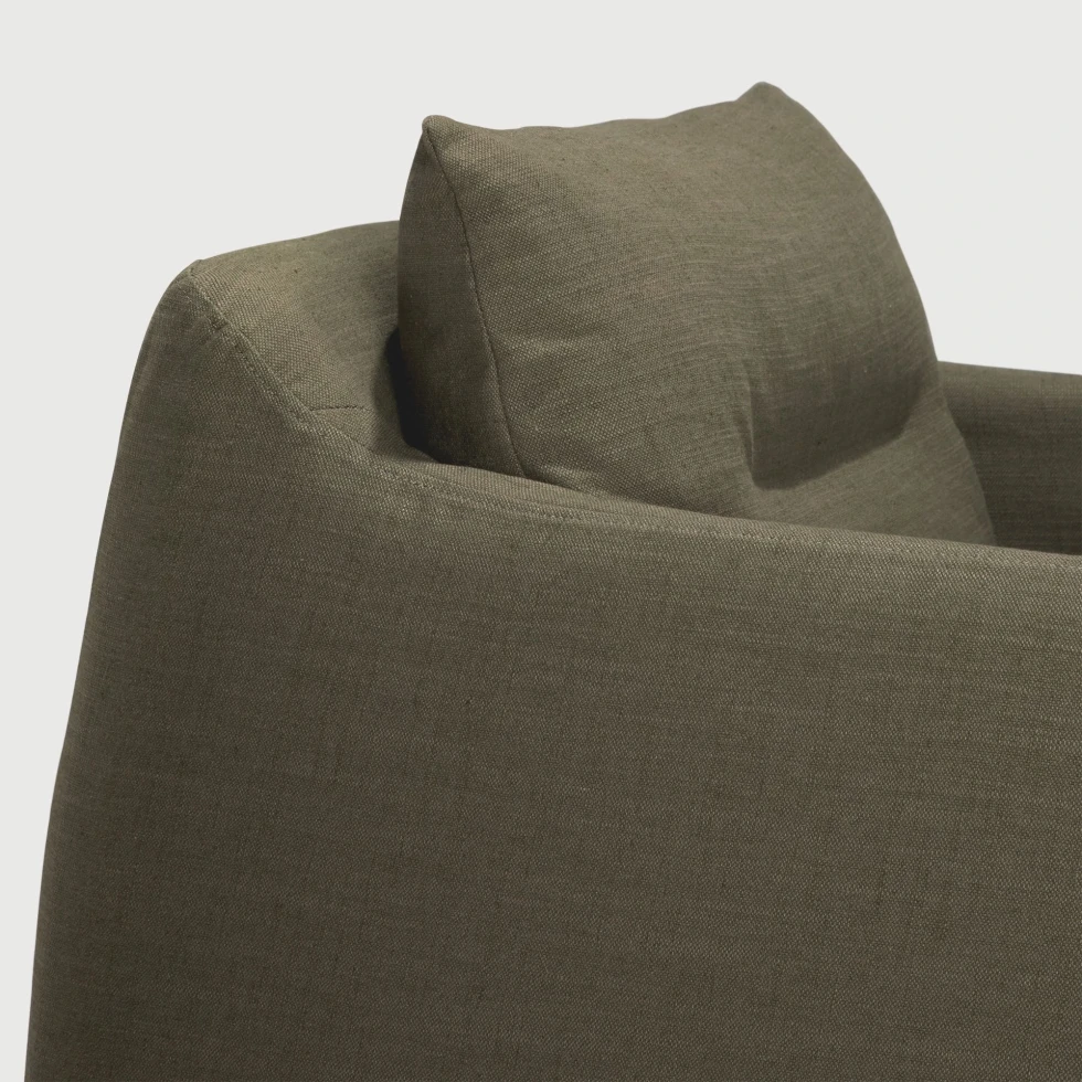 Fotel Weave Green Fabric Ethnicraft