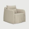 Fotel Weave Bone fabric Ethnicraft