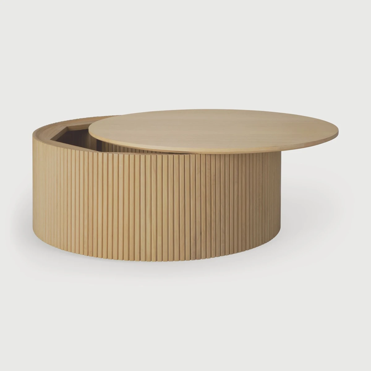 Stolik kawowy Roller Max 80cm dębowy Ethnicraft