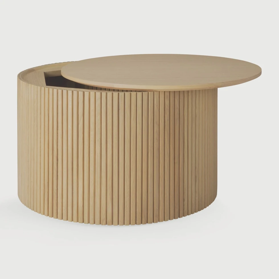 Stolik kawowy Roller Max 60 cm dębowy Ethnicraft