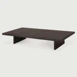 Stolik kawowy Grooves 170 cm tekowy czarny Ethnicraft