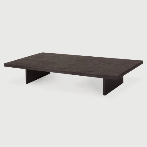 Stolik kawowy Grooves 170 cm tekowy czarny Ethnicraft