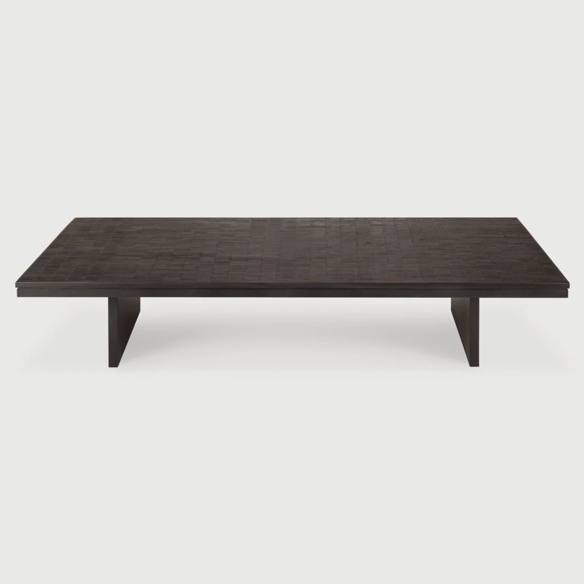 Stolik kawowy Grooves 170 cm tekowy czarny Ethnicraft